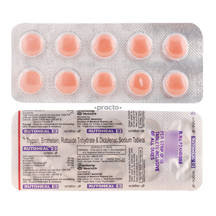 Rutoheal D Tablet Uses, Dosage, Side Effects, Price, Composition Practo