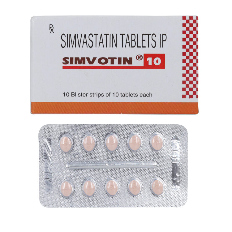 Simvotin 10 MG Tablet Uses, Dosage, Side Effects, Price, Composition