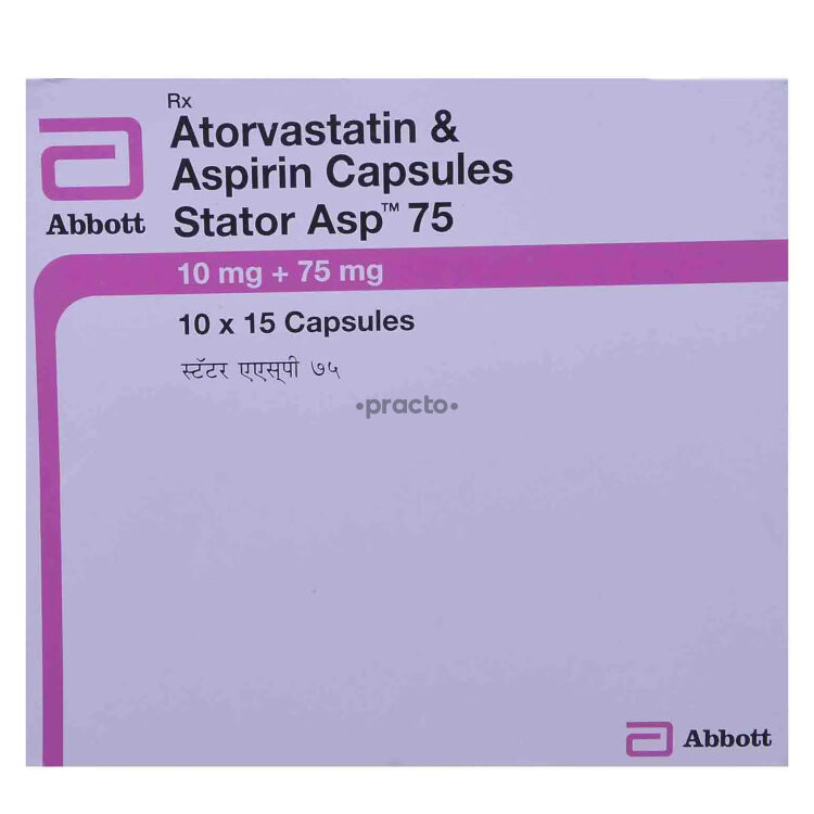 Stator Asp 75 Capsule Uses, Dosage, Side Effects, Price, Composition Practo