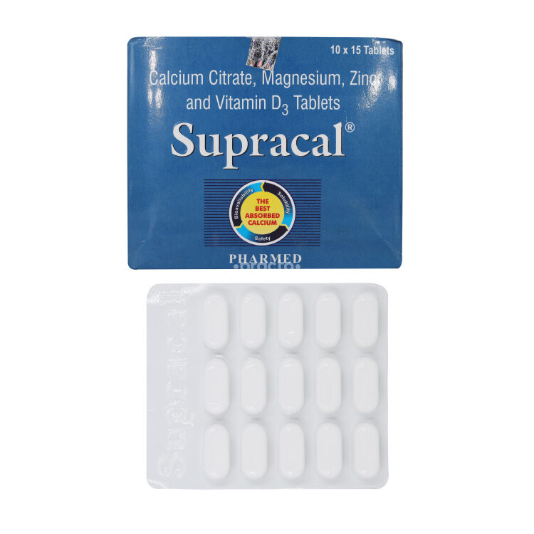 PHARMED PRIVATE LIMITED SUPRACAL TABLET 15`S