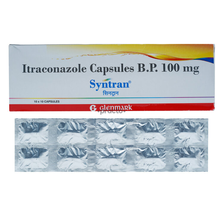 Syntran 100 MG Capsule Uses, Dosage, Side Effects, Price, Composition