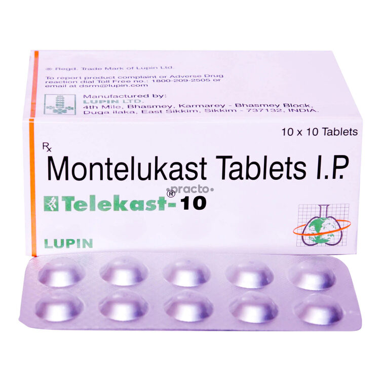 Telekast 10 MG Tablet Uses, Dosage, Side Effects, Price, Composition