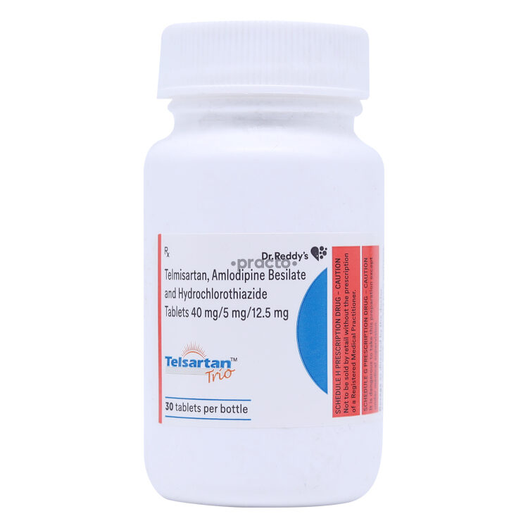 Telsartan Trio Tablet Uses, Dosage, Side Effects, Price, Composition