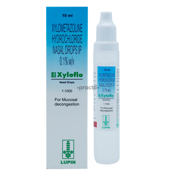 Xyloflo 0.1 Nasal Drops Uses, Dosage, Side Effects, Price