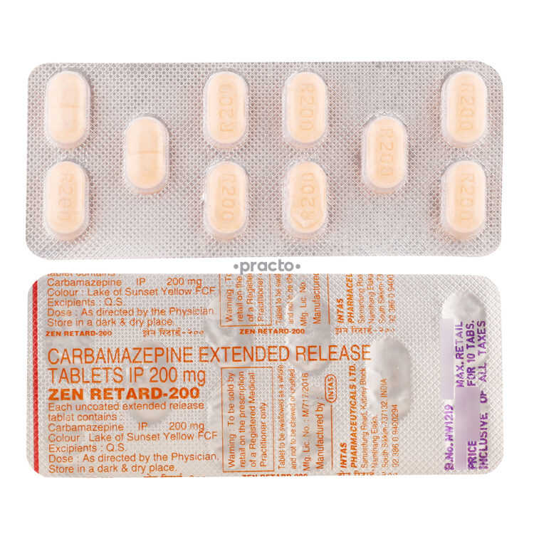 Zen Retard200 Tablet Uses, Dosage, Side Effects, Price, Composition