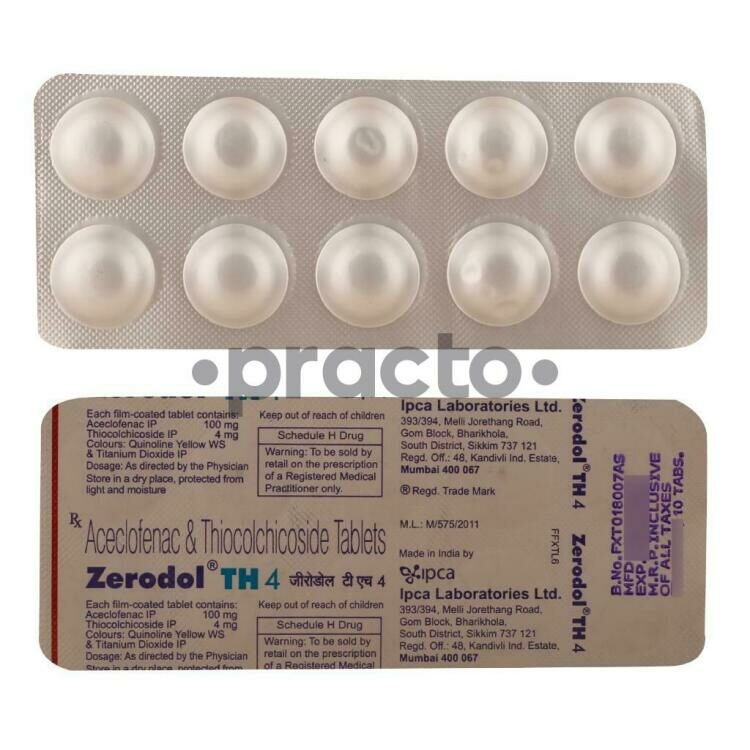 Zerodol Th 100 4 Mg Tablet Uses Dosage Side Effects Price Composition Practo