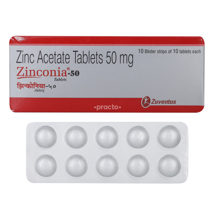 Zinconia50 Tablet Uses, Dosage, Side Effects, Price, Composition