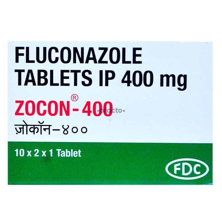 400 mg of fluconazole