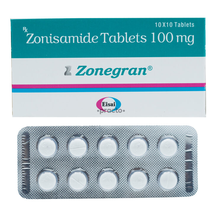 Zonegran 100 mg Tablet Uses, Dosage, Side Effects, Price, Composition