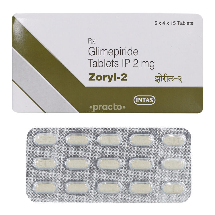 Zoryl 2 MG Tablet - Uses, Dosage, Side Effects, Price, Composition | Practo