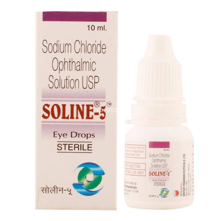 saline 5 eye drops