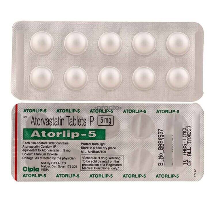 Atorlip 5 Mg Tablet Uses Dosage Side Effects Price Composition Practo